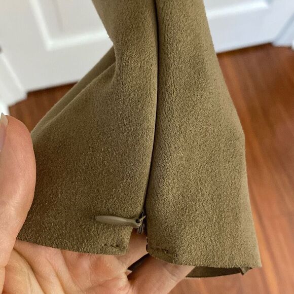 Zara faux suede pants size L - Picture 7 of 13